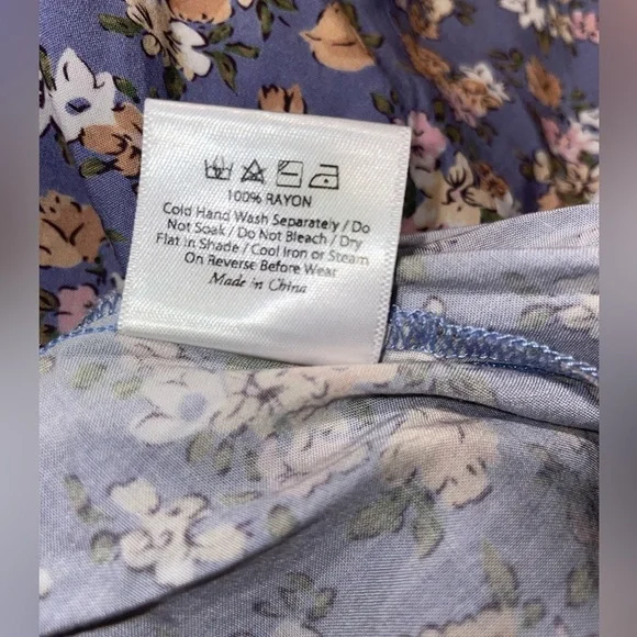 New! Auguste The Label Matilda Anne Floral Midi Dress 🪻Size 8 - Picture 9 of 10